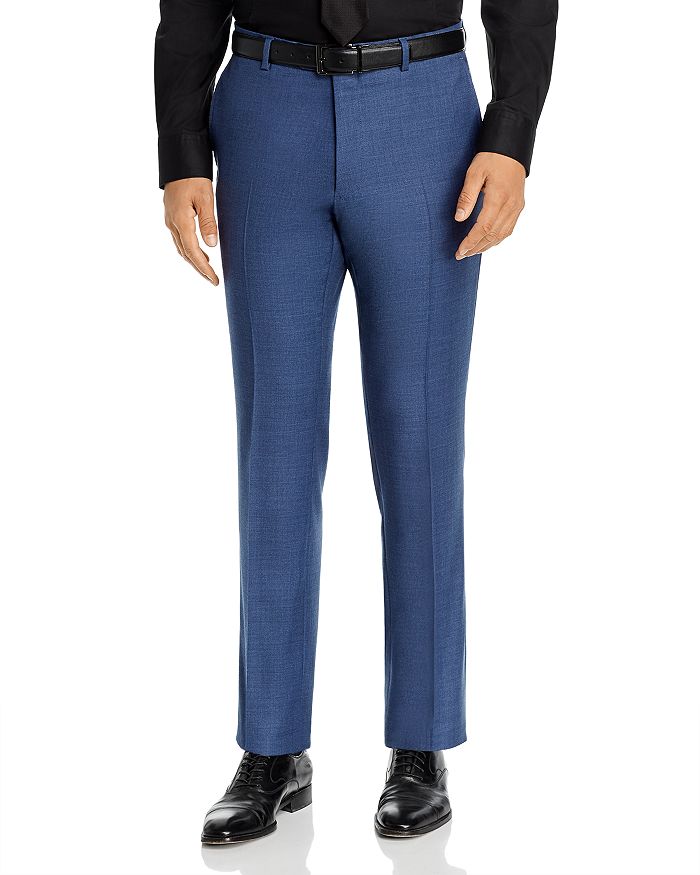 John Varvatos Twill Slim Fit Suit Pants In Blue