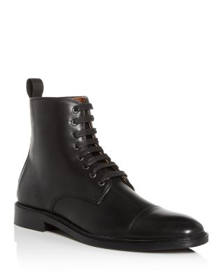 mens black lace up dress boots