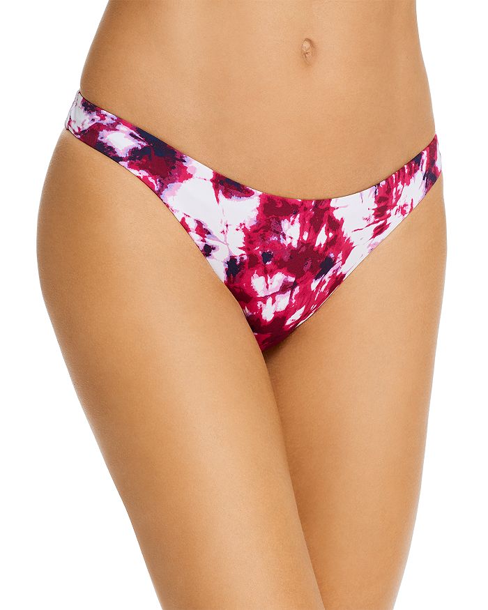 Aqua Swim Tie-dyed Basic Scoop Bikini Bottom - 100% Exclusive In Star