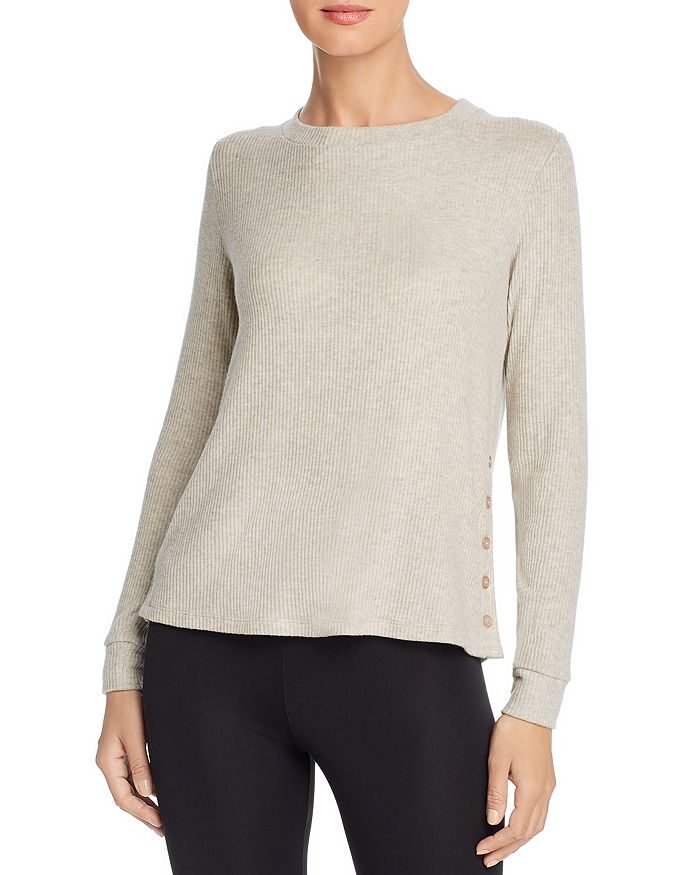BEYOND YOGA YOUR LINE SIDE-BUTTON TOP,RH7611
