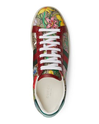 Gucci Women's Ace GG Flora Sneakers Bloomingdale's