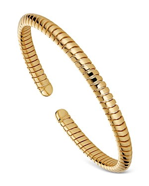18K Yellow Gold Trisolina Bangle Bracelet