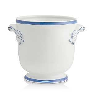 William Yeoward Crystal Mara Cachepot Vase, 6 In Blue