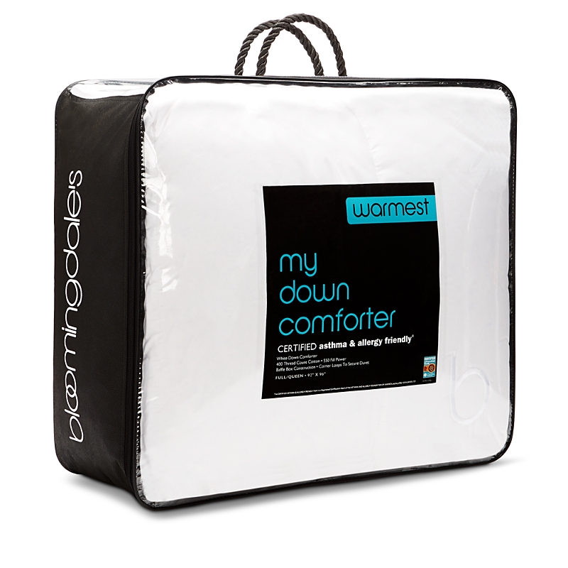 Bloomingdale's My Warmest Asthma & Allergy Friendly Down Comforter, Queen - Exclusive In White