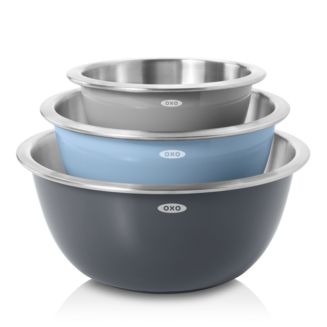 OXO Insulated Stainless Steel Mixing Bowls | Bloomingdale's