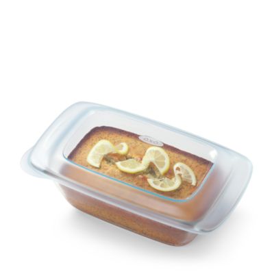 Lidded 1.6-Quart Glass Loaf Pan