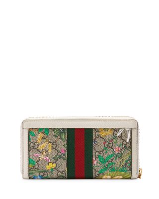 Gucci Ophidia GG Flora Zip Wallet | Bloomingdale's