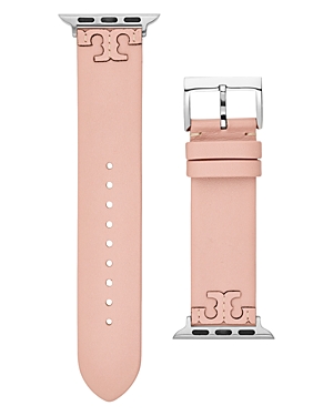 Shop Tory Burch Mcgraw Band For Apple Watch In Pink