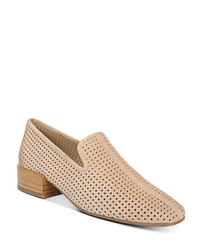 Via Spiga Women s Baudelaire Perforated Leather Loafers