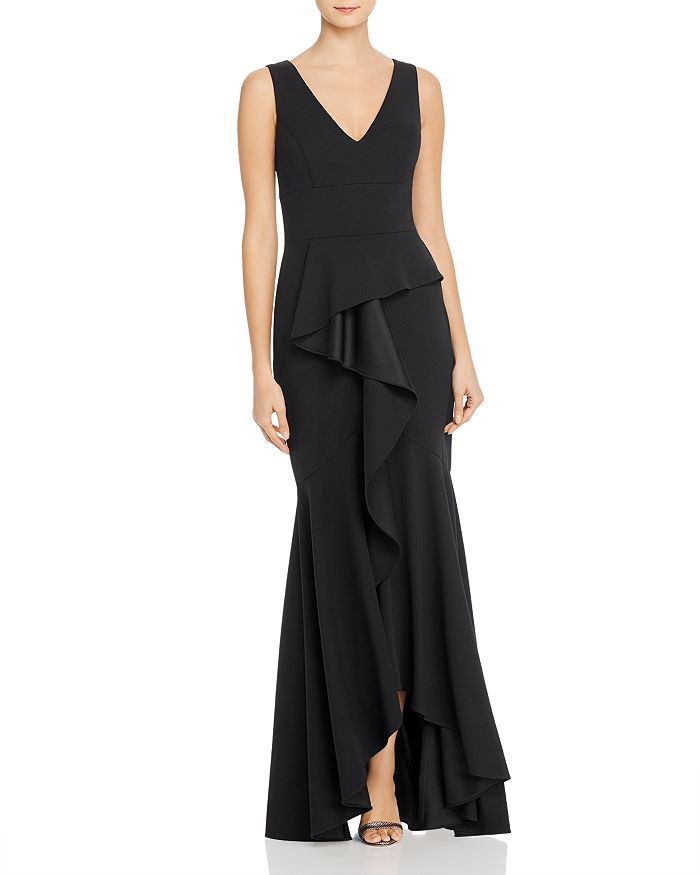 AQUA Cascading Ruffle Gown - 100% Exclusive | Bloomingdale's