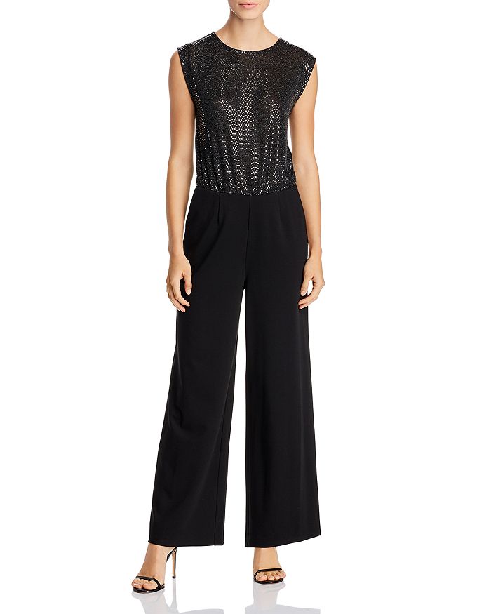 VERO MODA DARLING MIXED-MEDIA JUMPSUIT