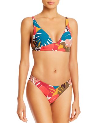 palm print bikini top