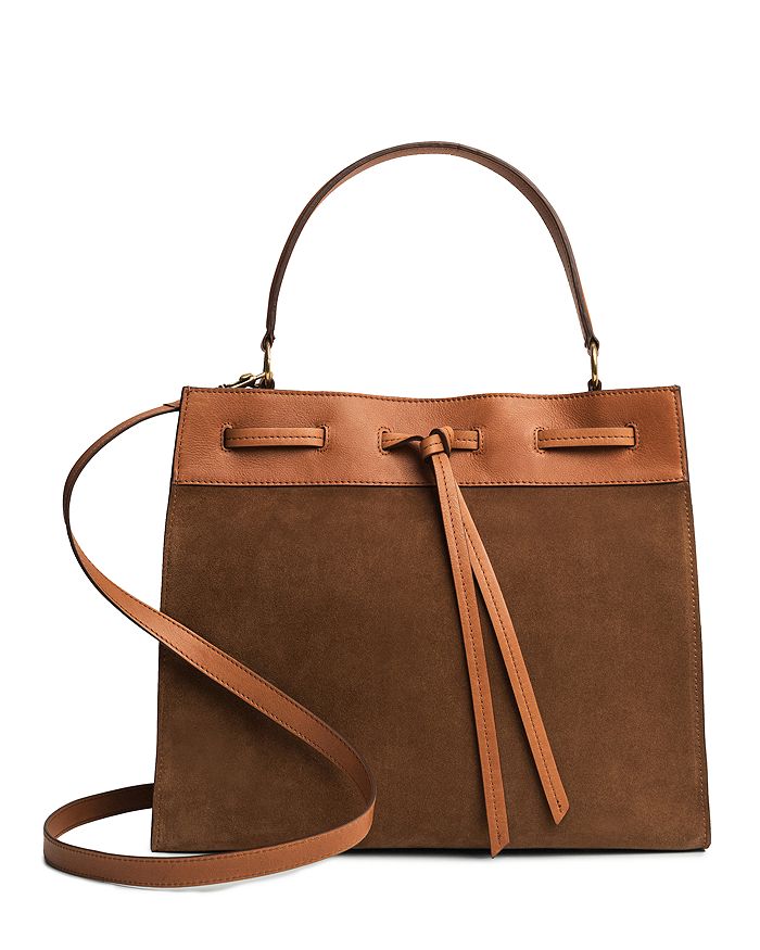 Gerard Darel Simone Large Leather Tote In Camel ModeSens