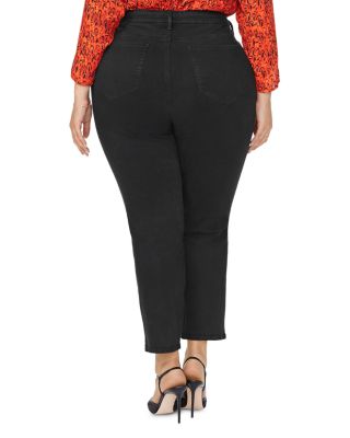 black pull on jeans plus size