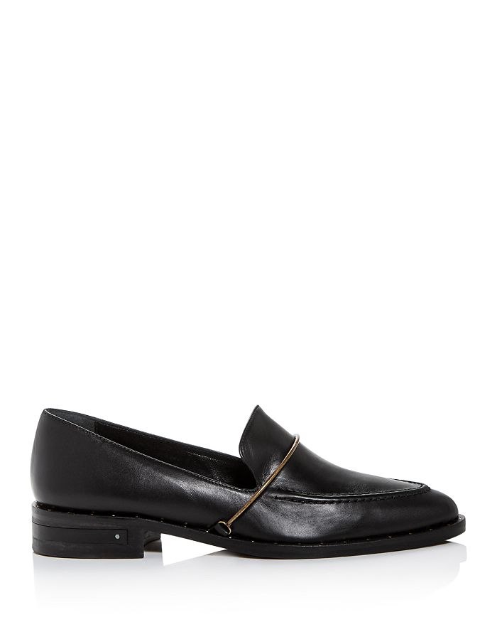 freda salvador almond toe loafer