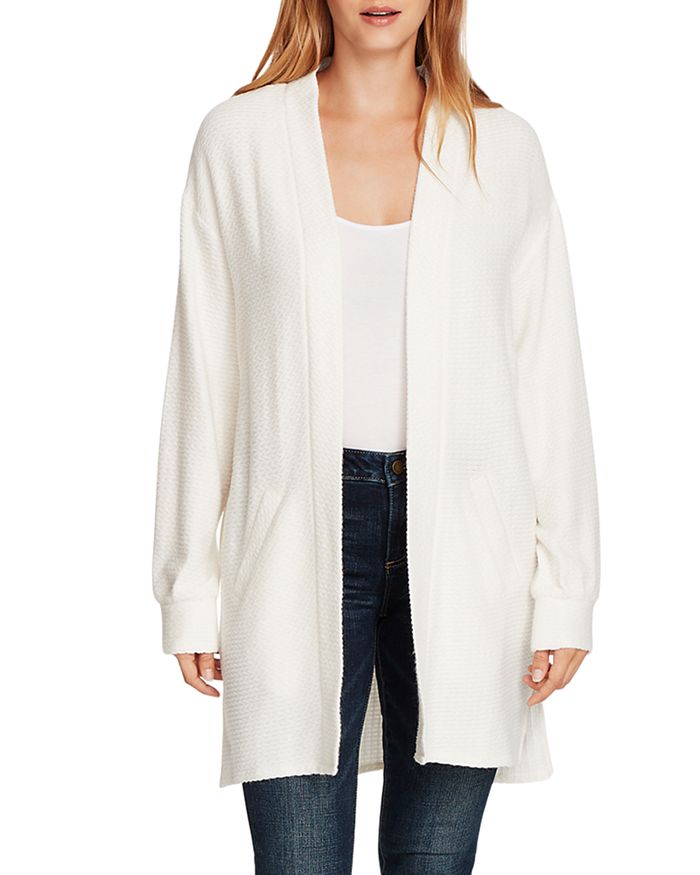 VINCE CAMUTO CINCHED-BACK DUSTER CARDIGAN,9069627