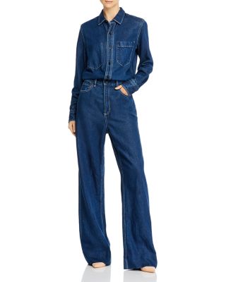 denim all in one jumpsuit