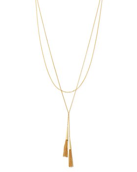 Bloomingdale's - Layered Tassel Necklace in 14K Yellow Gold, 18" - 100% Exclusive