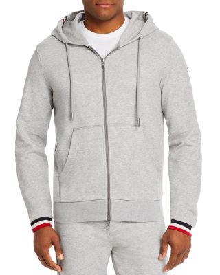 gray striped hoodie