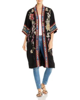 Johnny Was - Keitaro Floral-Motif Kimono Jacket