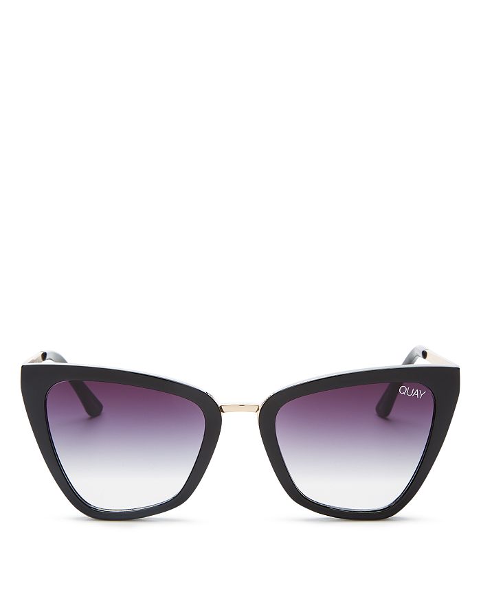 QUAY WOMEN'S REINA MINI CAT EYE SUNGLASSES, 55MM,REINA MINI