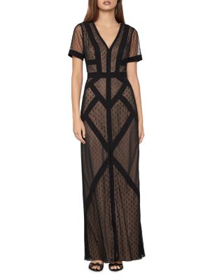 BCBGMAXAZRIA - Point D'esprit Gown