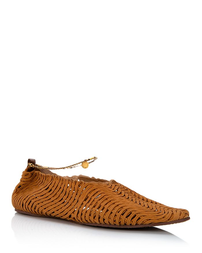 Stella mccartney discount woven flats