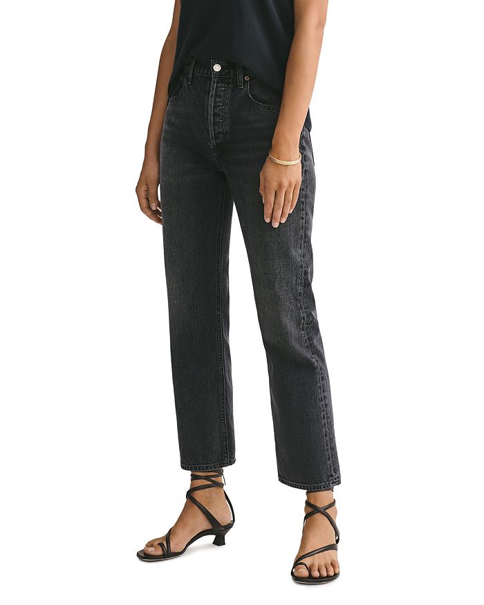 AGOLDE Ripley Ankle Straight Jeans in Photogram | Bloomingdale's