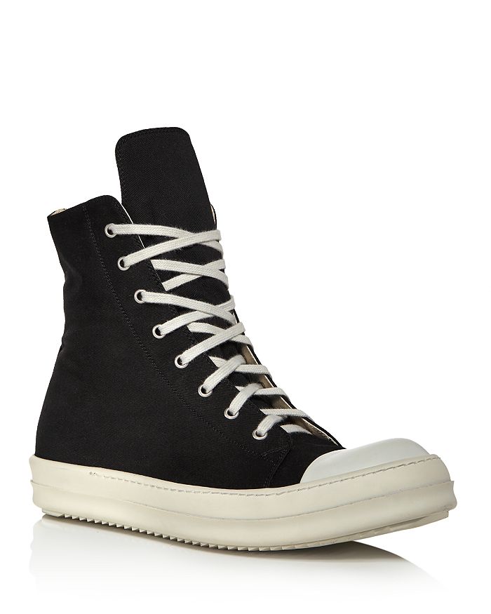 Outfit ideas - How to wear Rick Owens DRKSHDW Ramones High Top Sneakers -  WEAR