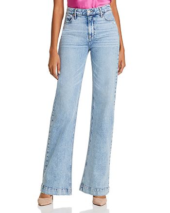 PAIGE Leenah Wide-Leg Jeans in Liza | Bloomingdale's
