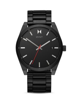 MVMT - Element Ash Black Dial Watch, 43mm