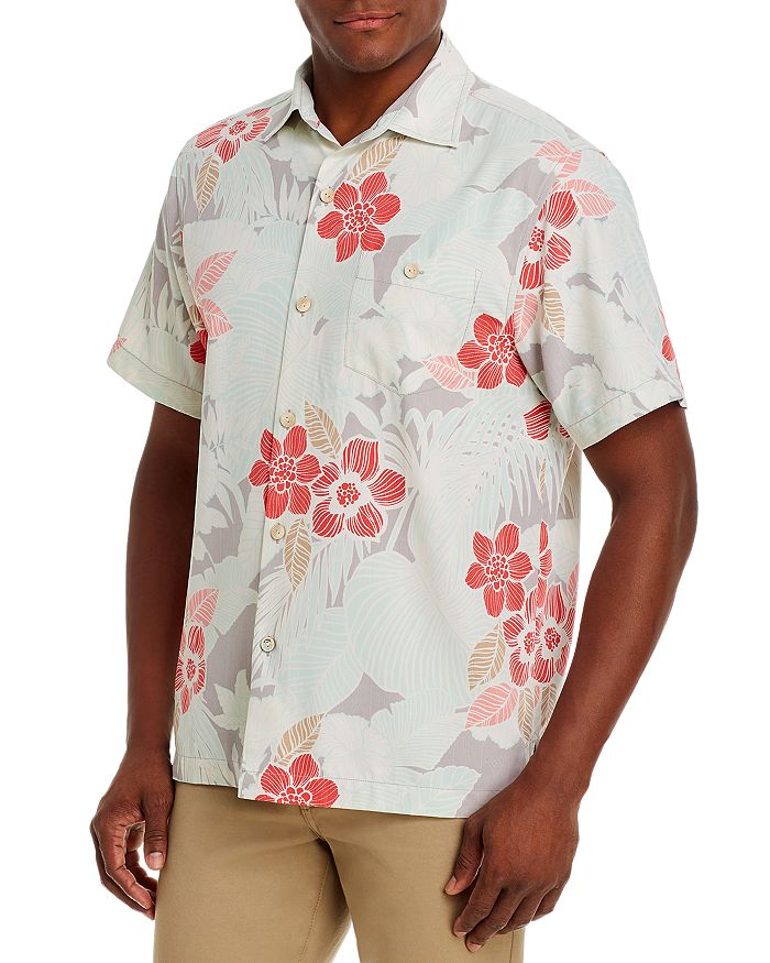 Tommy Bahama Burma Botanical Regular Fit Short Sleeve Shirt
