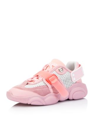 pink moschino sneakers