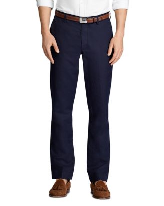 Polo Ralph Lauren Linen-Blend Straight Fit Pants | Bloomingdale's
