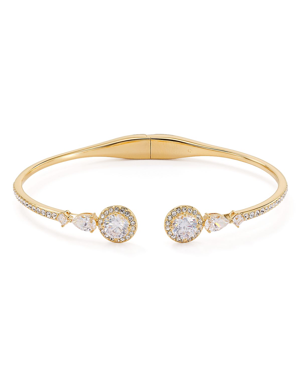 Nadri Pave Detail Hinge Bracelet