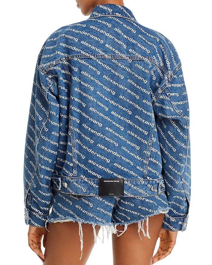 Alexander Wang T Alexanderwang.t Game Denim Jacket In Deep