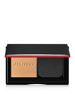 Shiseido Synchro Skin Self-refreshing Custom Finish Powder Foundation In 220 Linen (light With Neutral Undertones)