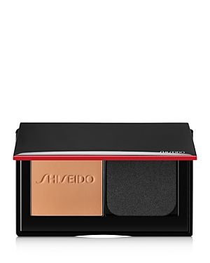 Shiseido Synchro Skin Self-refreshing Custom Finish Powder Foundation In 310 Silk (medium With Neutral Undertones)