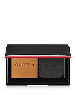 Shiseido Synchro Skin Self-refreshing Custom Finish Powder Foundation In 410 Sunstone (tan With Rose Undertones)