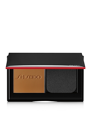 Shiseido Synchro Skin Self-refreshing Custom Finish Powder Foundation In 440 Amber (deep Tan With Golden Olive Undertones)