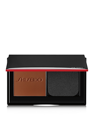 Shiseido Synchro Skin Self-refreshing Custom Finish Powder Foundation In 530 Henna (deep With Neutral Undertones)