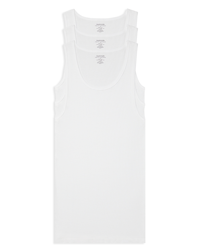 Calvin Klein Ultrasoft Stretch Modal Solid Tank In White