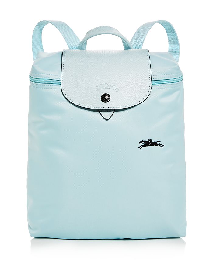 Longchamp Le Pliage Club Nylon Backpack In Cloud Blue
