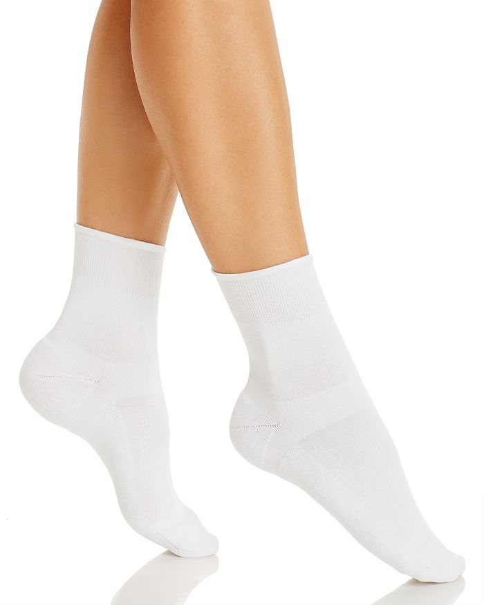 Shop Hue Sporty Shortie Sneaker Socks In White