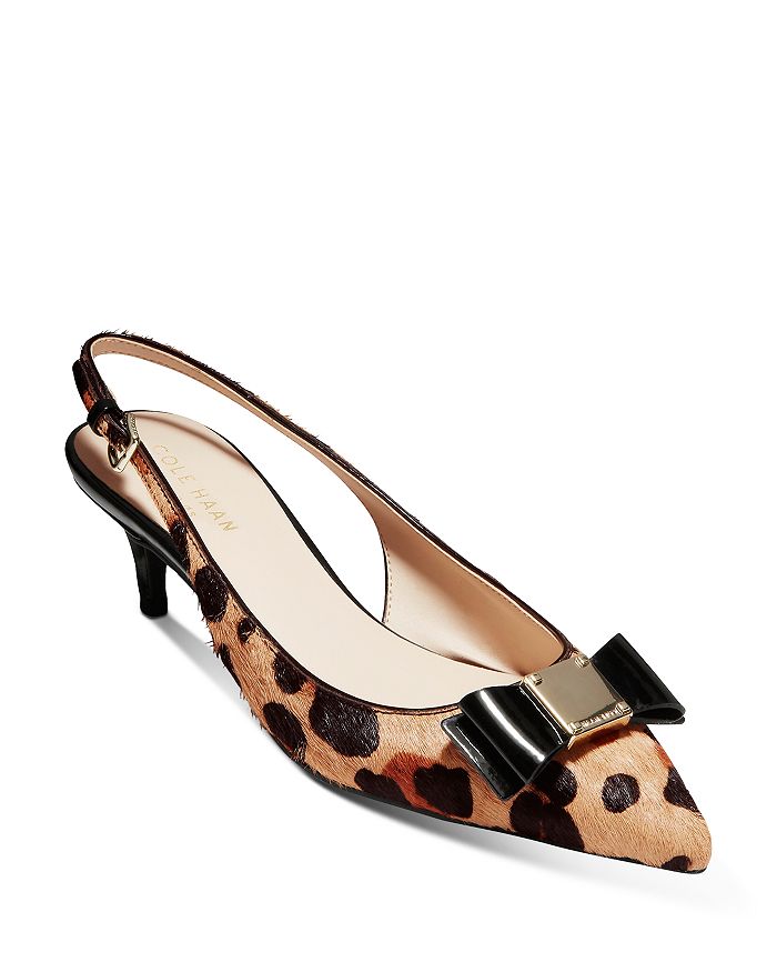Cole haan discount leopard pumps