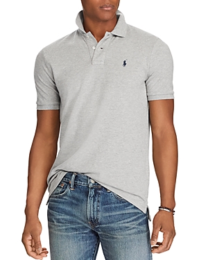 Polo Ralph Lauren Classic Fit Mesh Polo In Gray
