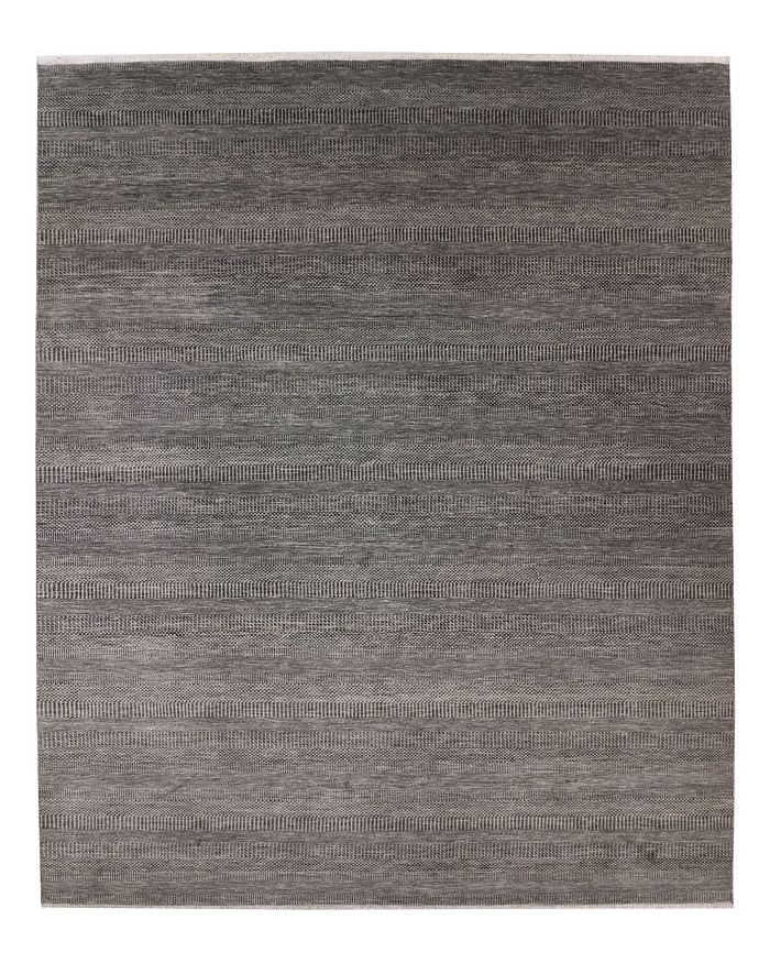 Timeless Rug Designs Maya S3531 Area Rug, 10' X 14' In Charcoal, Silver