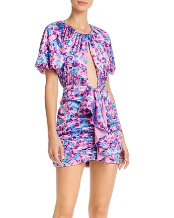 For Love & Lemons Tahiti Cutout Mini Dress | Bloomingdale's