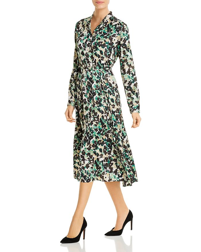 BOSS Daflora Printed Midi Dress | Bloomingdale's