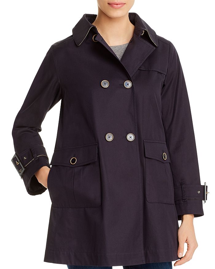 Herno Monogrammed Double-Breasted Trench Coat | Bloomingdale's